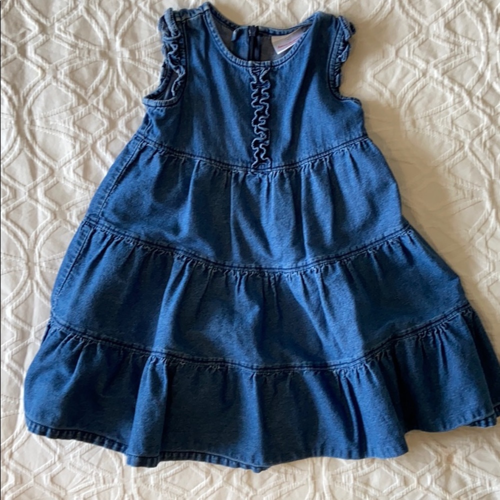 Hanna Andersson chambray dress size 90